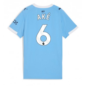 Lacne Ženy Futbalové dres Manchester City Nathan Ake #6 2025-26 Krátky Rukáv - Domáci